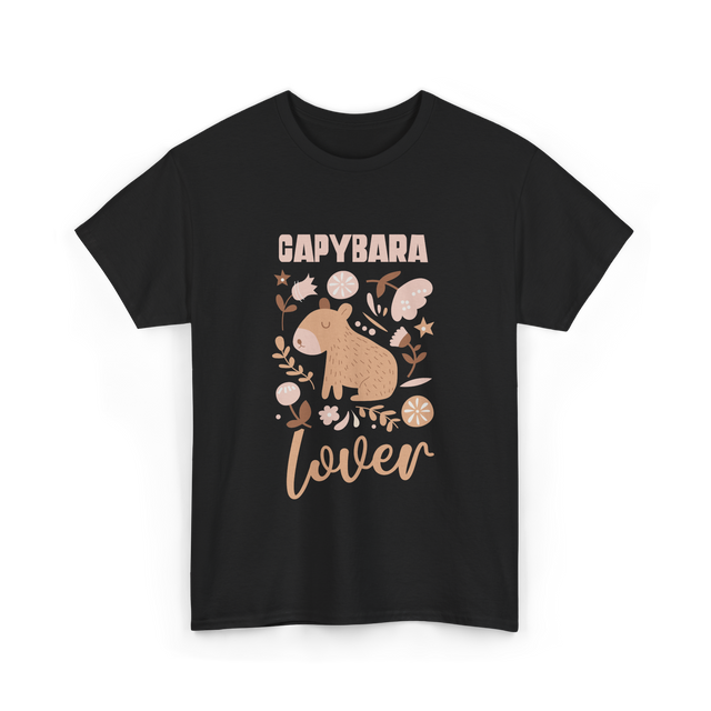 Capybara Lover Animal Capybara T-Shirt - Black