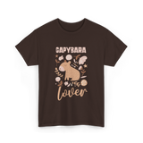 Capybara Lover Animal Capybara T-Shirt - Dark Chocolate