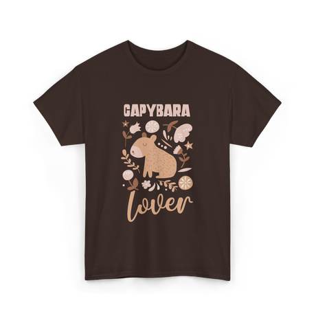 Capybara Lover Animal Capybara T-Shirt - Dark Chocolate