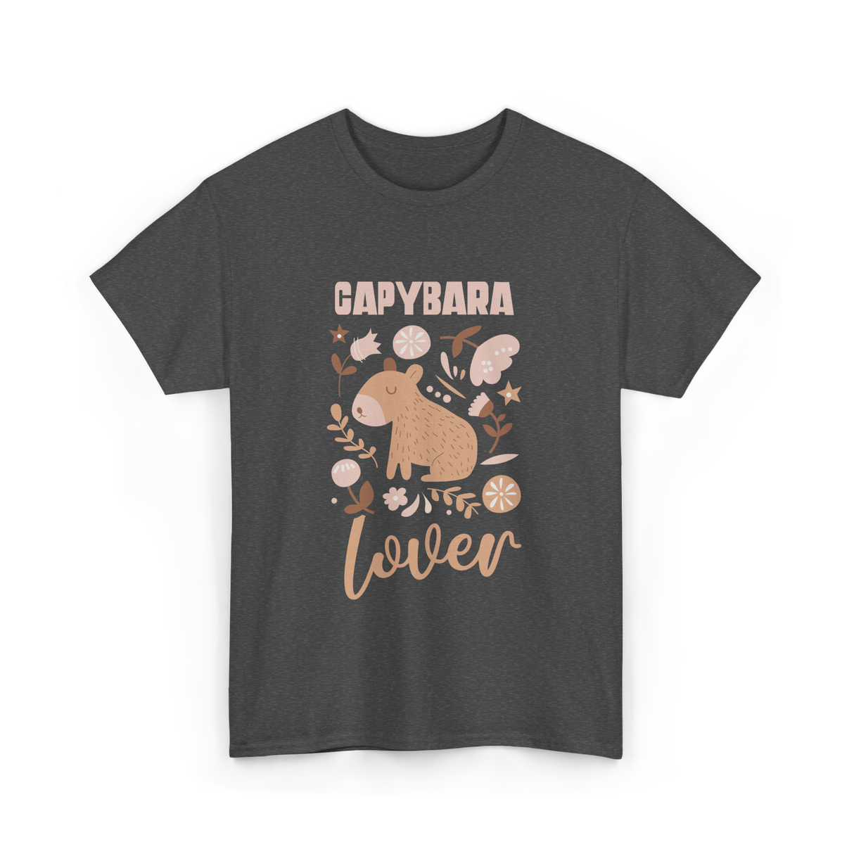 Capybara Lover Animal Capybara T-Shirt - Dark Heather