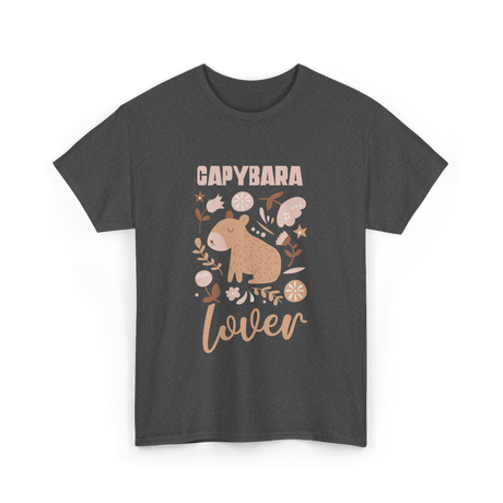 Capybara Lover Animal Capybara T-Shirt - Dark Heather