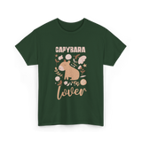 Capybara Lover Animal Capybara T-Shirt - Forest Green