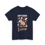 Capybara Lover Animal Capybara T-Shirt - Navy