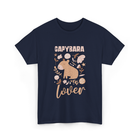 Capybara Lover Animal Capybara T-Shirt - Navy