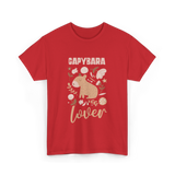 Capybara Lover Animal Capybara T-Shirt - Red