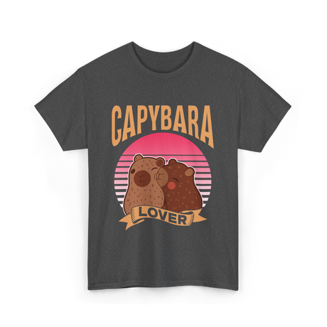 Capybara Lover Animal Capybaras T-Shirt - Dark Heather