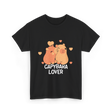 Capybara Lover Capybaras Animal T-Shirt - Black