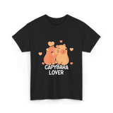 Capybara Lover Capybaras Animal T-Shirt - Black