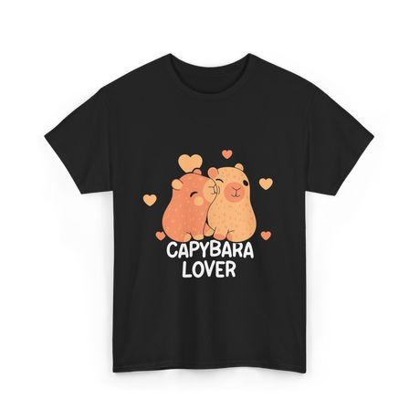 Capybara Lover Capybaras Animal T-Shirt - Black