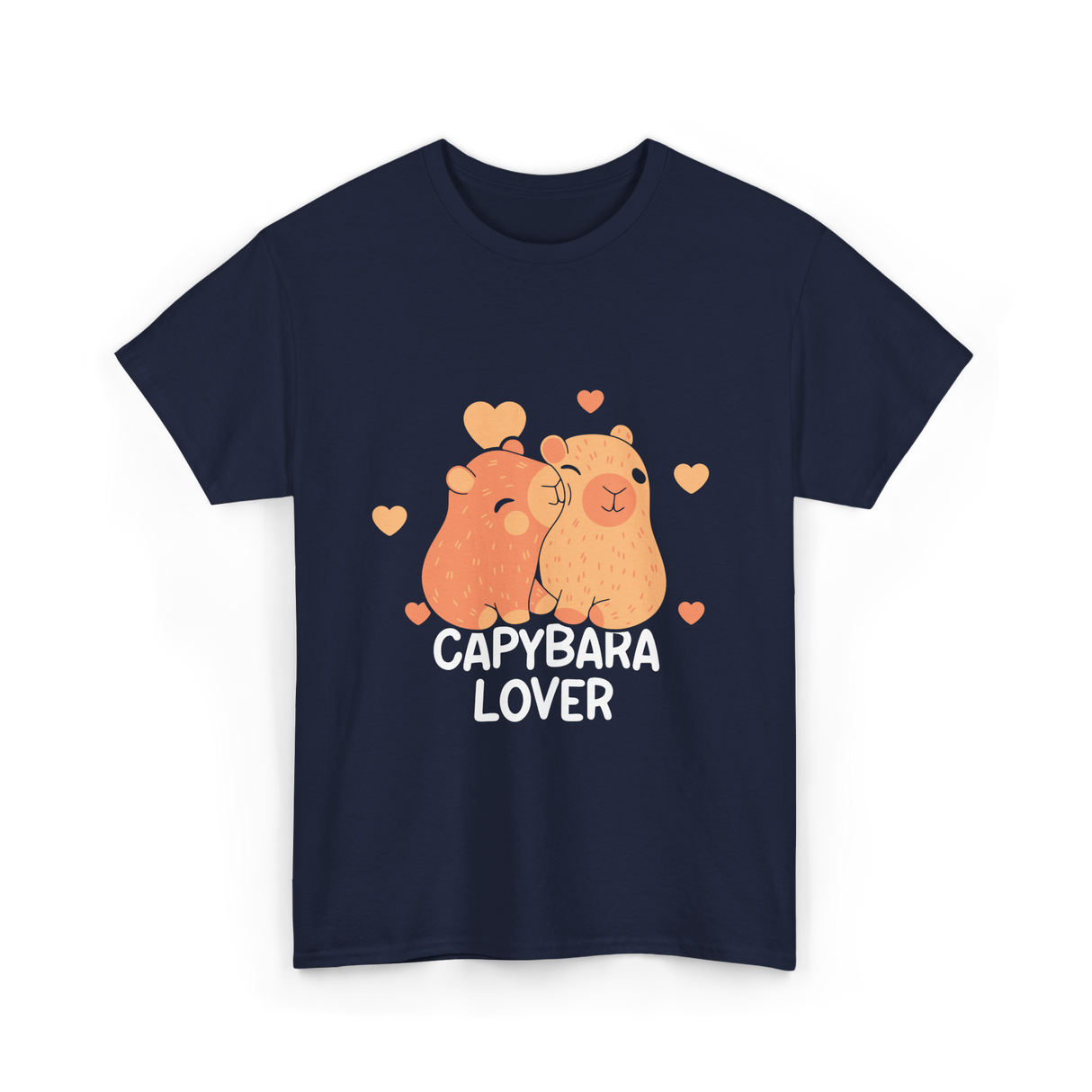 Capybara Lover Capybaras Animal T-Shirt - Navy