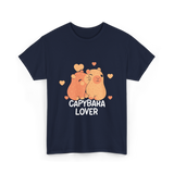 Capybara Lover Capybaras Animal T-Shirt - Navy