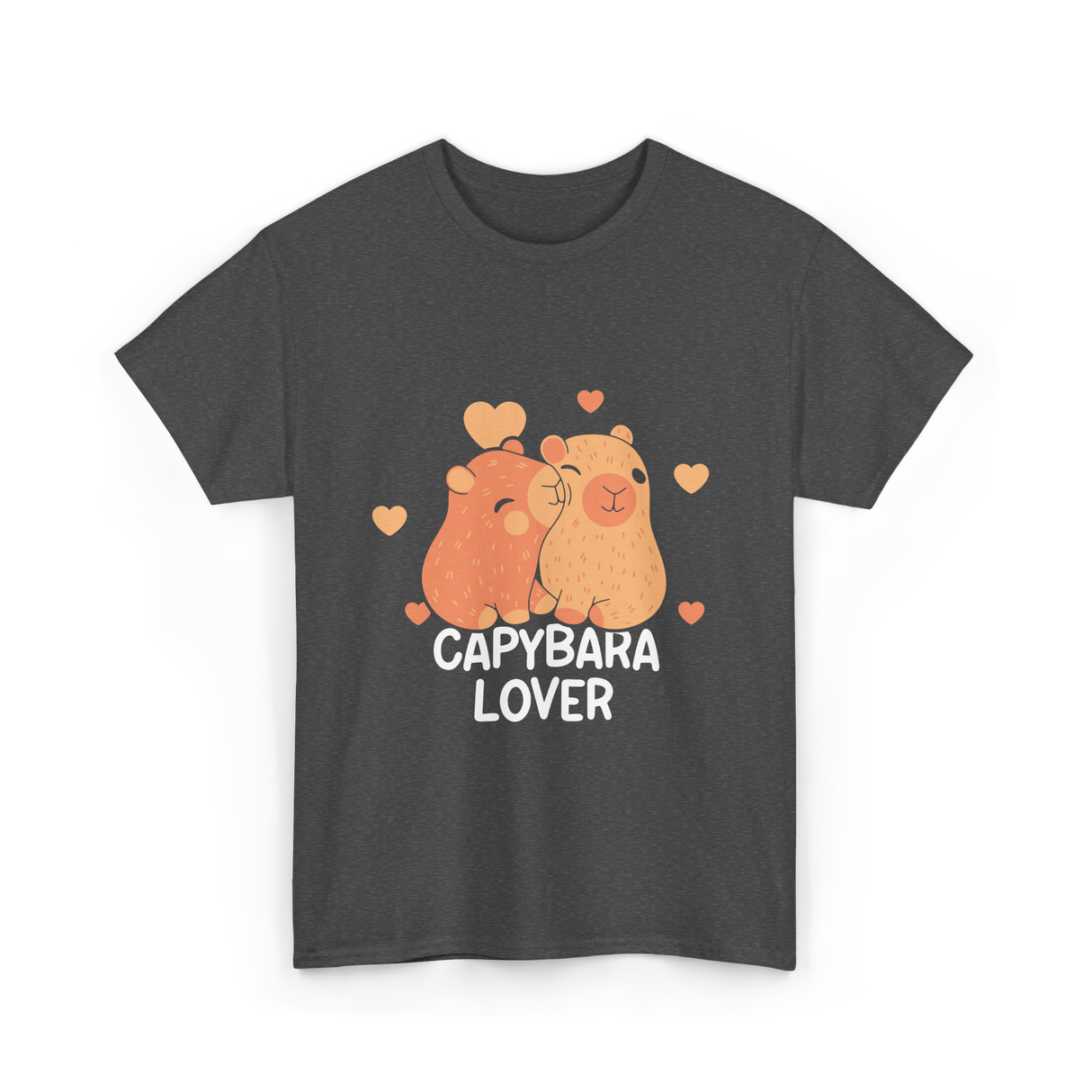 Capybara Lover Capybaras Animal T-Shirt - Dark Heather