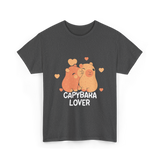 Capybara Lover Capybaras Animal T-Shirt - Dark Heather