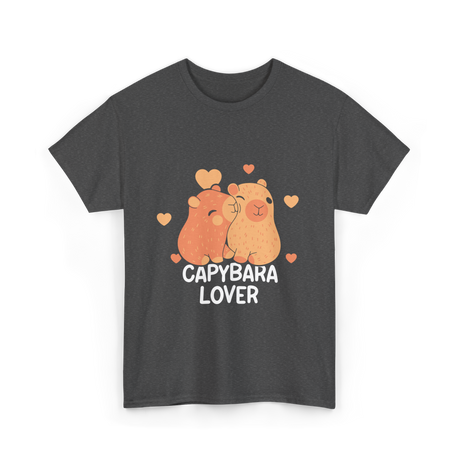 Capybara Lover Capybaras Animal T-Shirt - Dark Heather