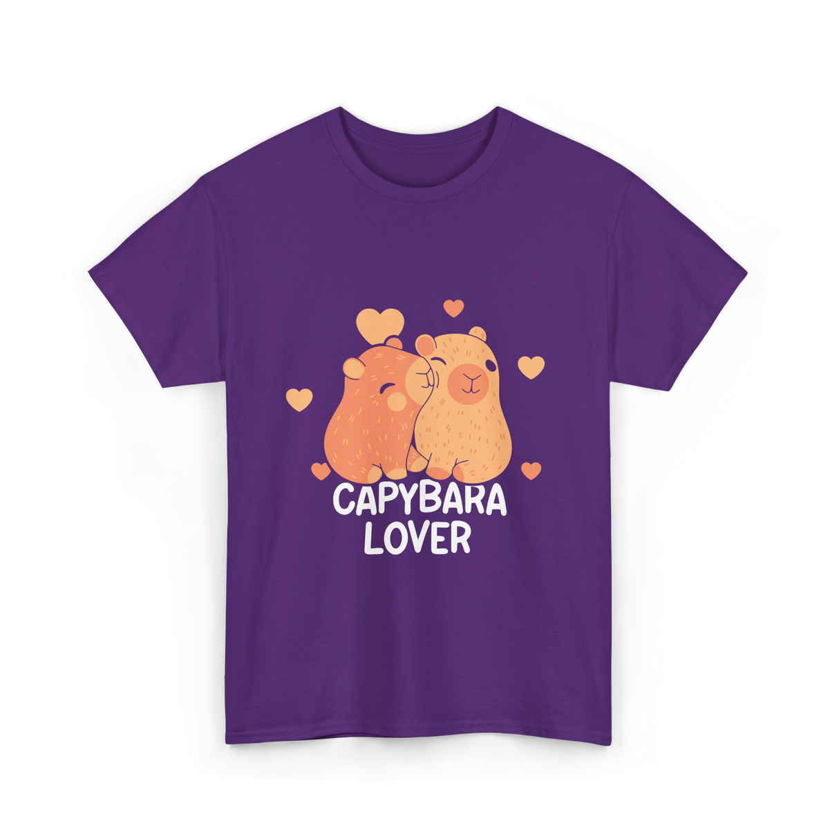 Capybara Lover Capybaras Animal T-Shirt - Purple