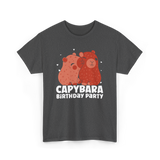 Capybara Party Rodent Capybara T-Shirt - Dark Heather