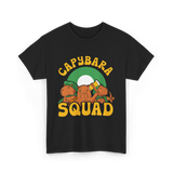 Capybara Squad Rodent Capybaras T-Shirt - Black