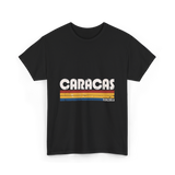 Caracas Venezuela Vintage Style T-Shirt - Black