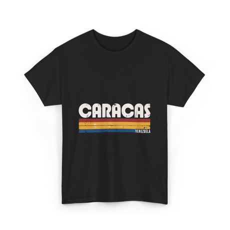 Caracas Venezuela Vintage Style T-Shirt - Black