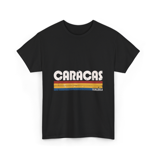 Caracas Venezuela Vintage Style T-Shirt - Black