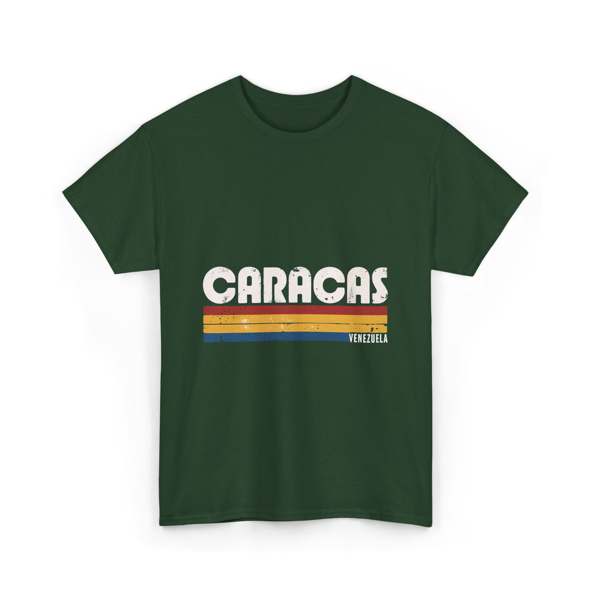 Caracas Venezuela Vintage Style T-Shirt - Forest Green