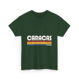 Caracas Venezuela Vintage Style T-Shirt - Forest Green