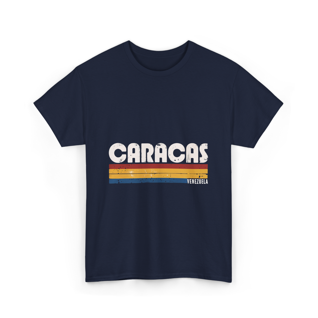 Caracas Venezuela Vintage Style T-Shirt - Navy