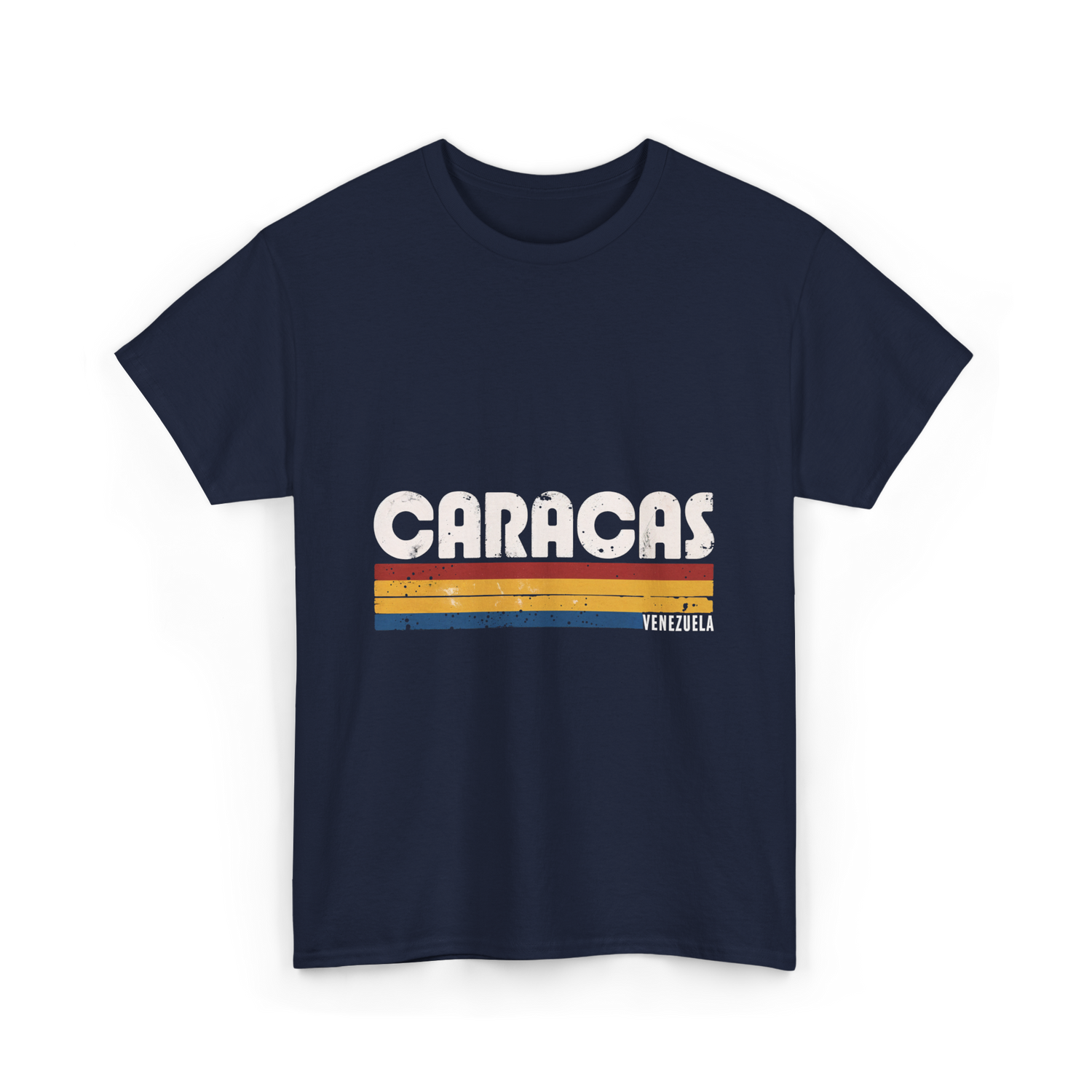 Caracas Venezuela Vintage Style T-Shirt - Navy