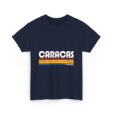 Caracas Venezuela Vintage Style T-Shirt - Navy