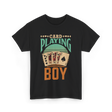 Card Playing Boy Cards T-Shirt - Black