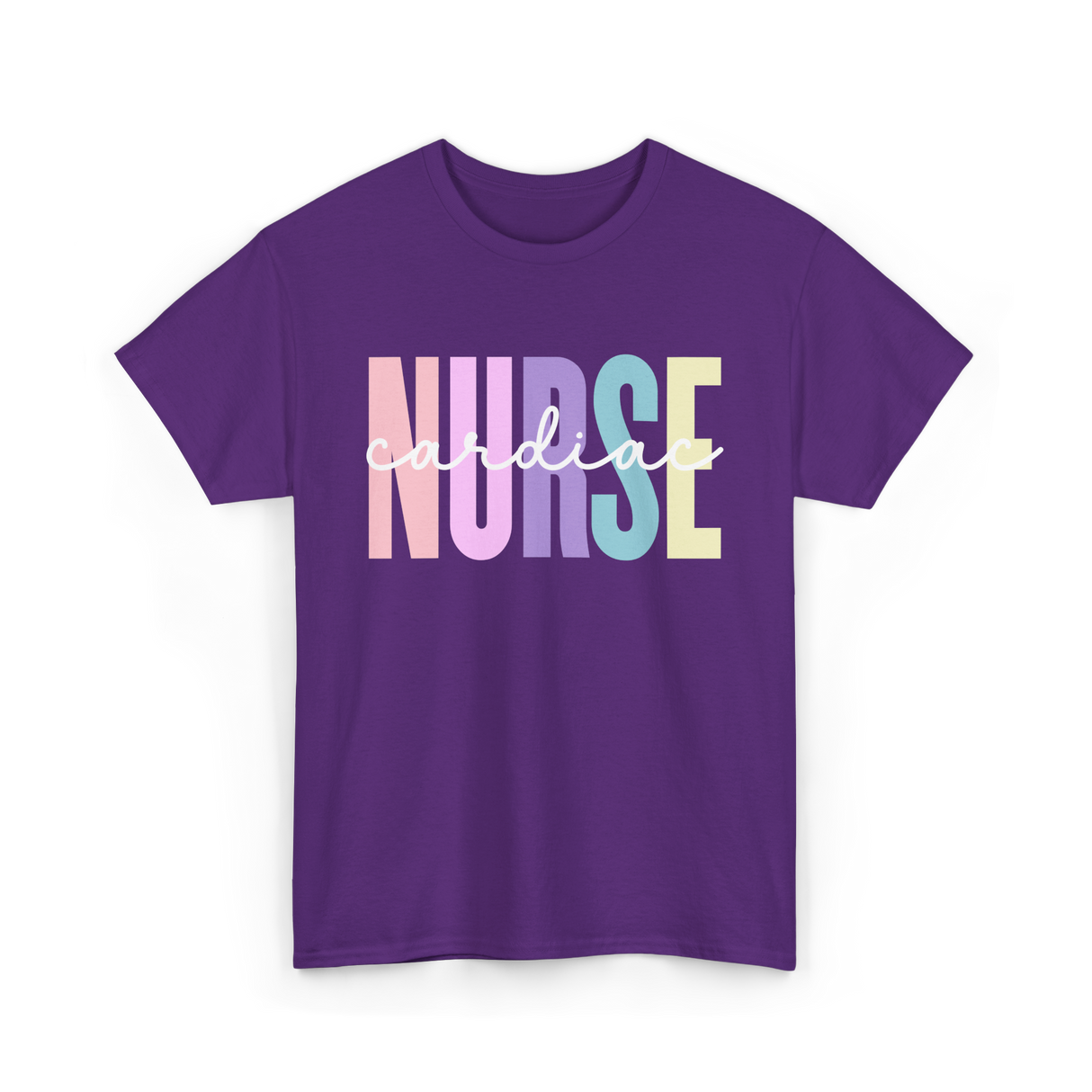 Cardiac Nurse Nurse Cardiology T-Shirt - Purple