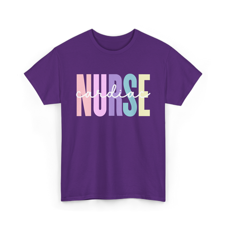 Cardiac Nurse Nurse Cardiology T-Shirt - Purple