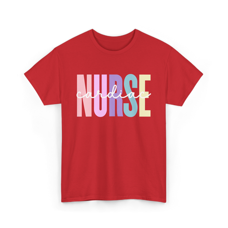 Cardiac Nurse Nurse Cardiology T-Shirt - Red