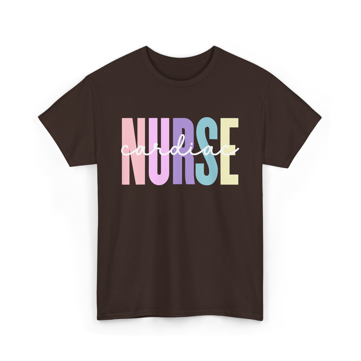 Cardiac Nurse Nurse Cardiology T-Shirt - Dark Chocolate