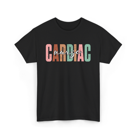 Cardiac Nurse Nursing Cardiology T-Shirt - Black