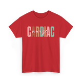 Cardiac Nurse Nursing Cardiology T-Shirt - Red