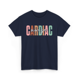 Cardiac Nurse Nursing Cardiology T-Shirt - Navy