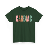 Cardiac Nurse Nursing Cardiology T-Shirt - Forest Green