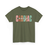 Cardiac Nurse Nursing Cardiology T-Shirt - Military Green