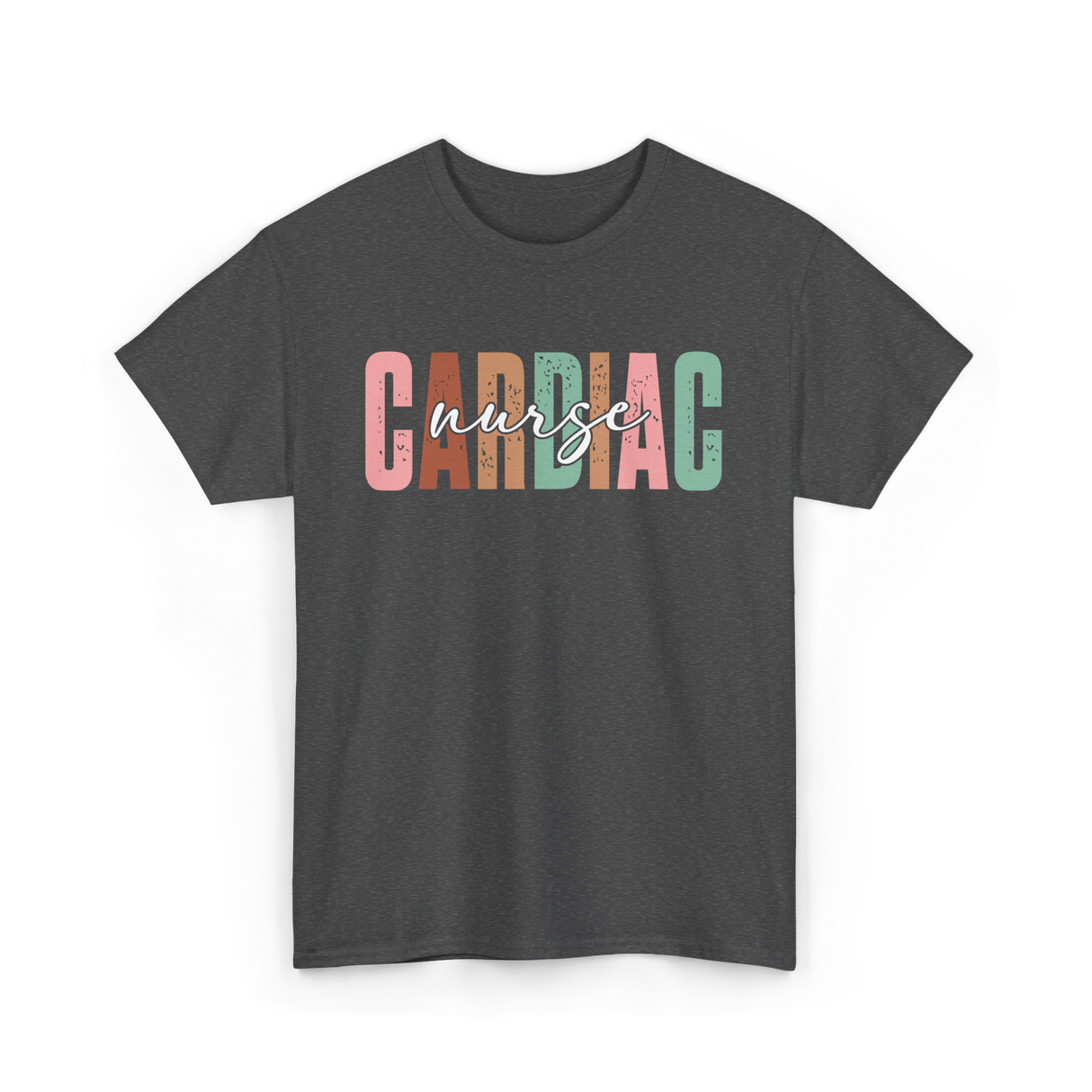 Cardiac Nurse Nursing Cardiology T-Shirt - Dark Heather