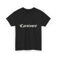 Carnivore Diet Nutrition T-Shirt - Black