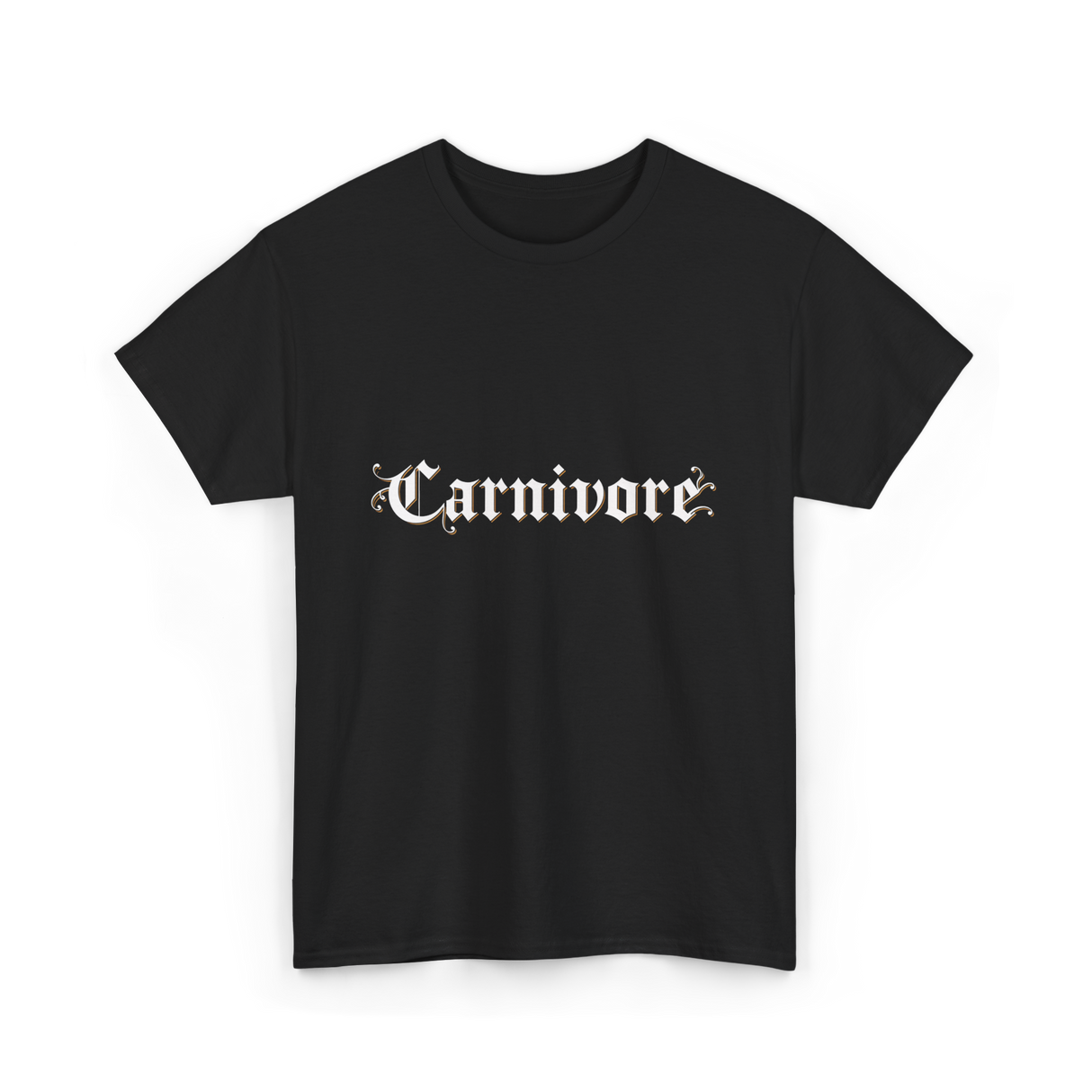 Carnivore Diet Nutrition T-Shirt - Black