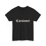 Carnivore Diet Nutrition T-Shirt - Black