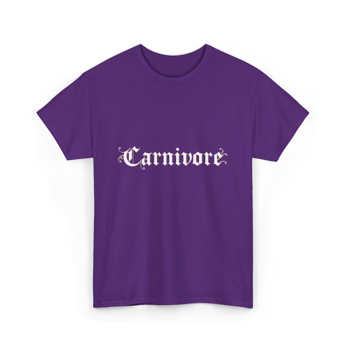 Carnivore Diet Nutrition T-Shirt - Purple