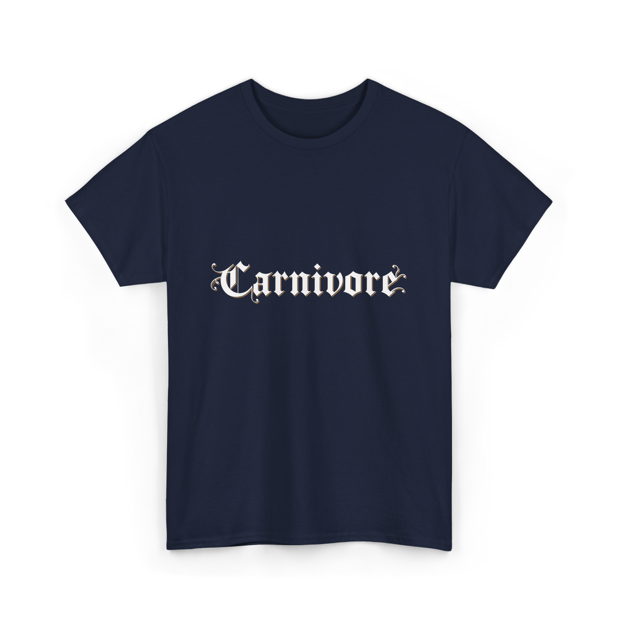 Carnivore Diet Nutrition T-Shirt - Navy