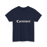 Carnivore Diet Nutrition T-Shirt - Navy