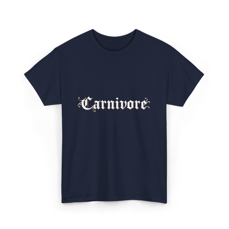 Carnivore Diet Nutrition T-Shirt - Navy