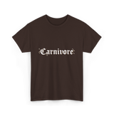 Carnivore Diet Nutrition T-Shirt - Dark Chocolate