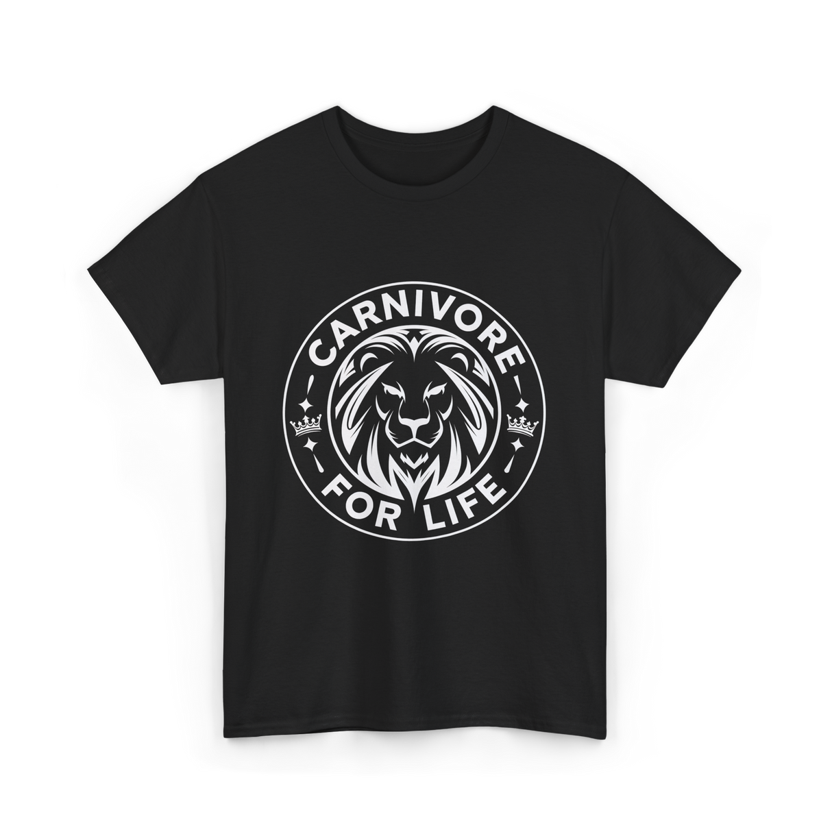 Carnivore For Life Lion Carnivores T-Shirt - Black