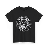 Carnivore For Life Lion Carnivores T-Shirt - Black